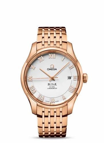 Omega De Ville Co-Axial 41 Red Gold / Silver Diamond / Bracelet 431.50.41.21.52.001 (43150412152001)